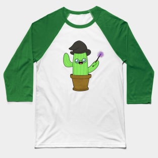 Oliver Wizard Cactus Baseball T-Shirt